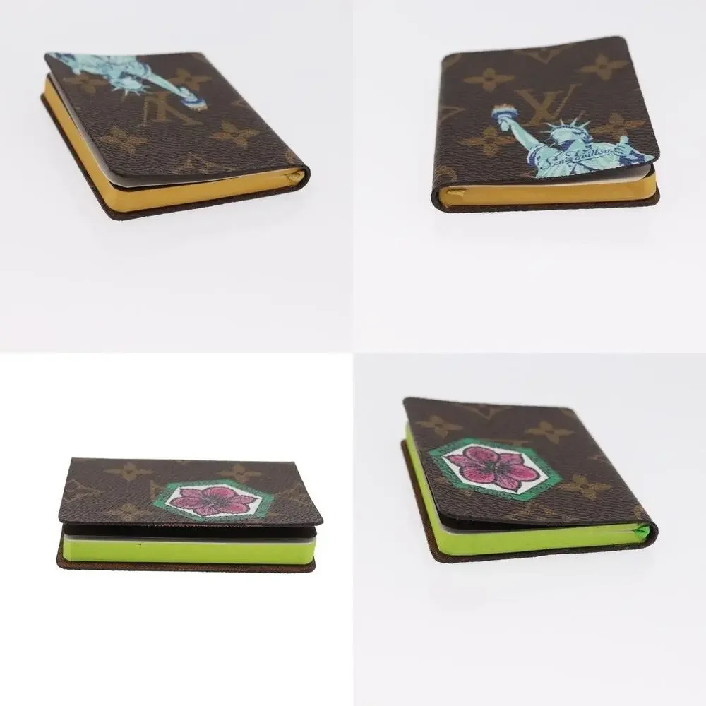 Louis Vuitton Monogram Note Mini Carnejour Planner 4 Book Set Brown